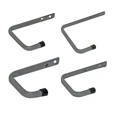 Heavy Duty Storage Hooks Wall Mounted Ladder Garage Bikes Tools Garden Shed • £5.79