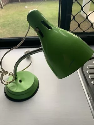 Retro Lime Green Desk Top Lamp  • $40