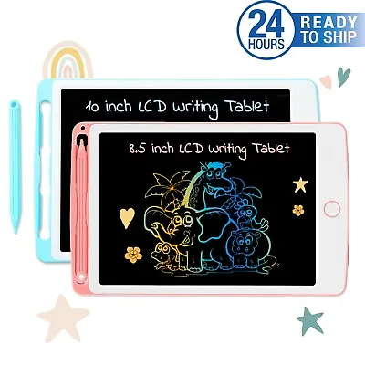 8.5/10  Portable LCD Writing Tablet Drawing Board Erasable Notepad Pad For Kids • $6.49