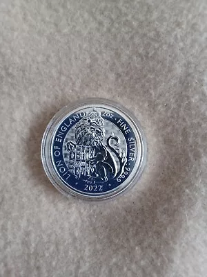 Tudor Beasts Lion Of England 2oz .9999 Fine Silver Coin  • £90