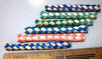 £4.83 • Buy Novelty Set Of 6 Chinese Finger Trap Toys, Different Colors, Fun Kids Novelty