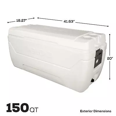 150-Qt. MaxCold Performance Cooler Ice Chest Marine Fish Storage Large Insulated • $142.98