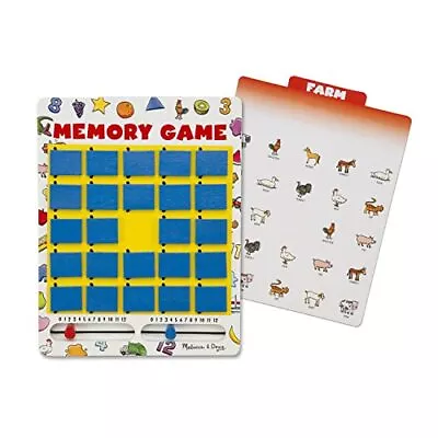 Melissa & Doug Flip To Win Travel Memory Game - Wooden Game Board 7 • $19.99