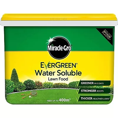 Miracle Gro EverGreen Water Soluble Lawn Food Stronger Thick Grass Feed 2kg • £15.98