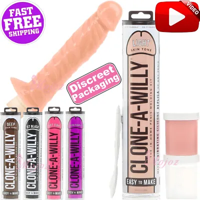 $32.75 • Buy Clone-a-willy Diy Kit Penis Casting Dildo Vibrator Pussy Cock Hens Bucks Sex Toy