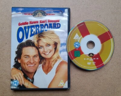 £0.99 • Buy Overboard - 1987 Romantic Comedy Movie - Goldie Hawn, Kurt Russell - DVD