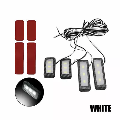 $15.89 • Buy 4Pcs Car LED Armrest Interior Door Handle Light Car Styling Inner Bowl Lights,