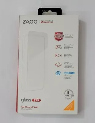 $9.99 • Buy ZAGG Invisible Shield Glass XTR D30 For IPhone 13 Pro Max (6.7 ) 2021