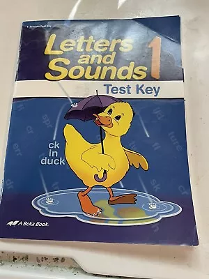 A Beka Book Letters And Sounds 1 Student Tests Paperback Abeka • $6.99