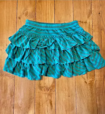 Mini Boden Green Gray Twirl Skirt Tutu 5/6 • $19.99