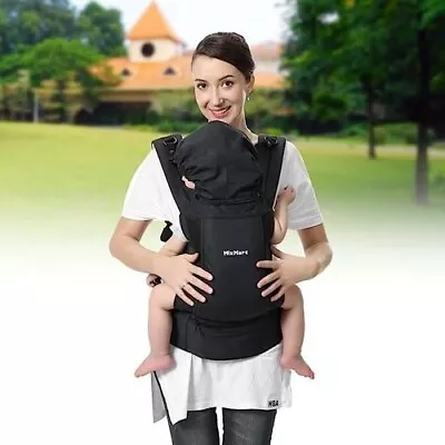 Soft Baby Carrier 3-in-1 Ergonomic Child Carrier Backpack Front And Back Carry  • £24.99