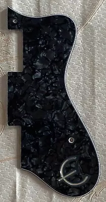 Pick Epiphone Dot Style Guitar Pickguard W/Metal“e”Scratch PlateBlack Pearl • $18.99