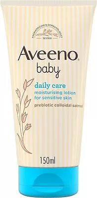 AVEENO Baby Daily Care Moisturising Lotion 150 Ml-Free Postage • £4.99