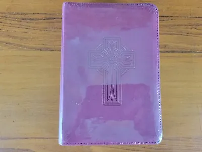 $19.99 • Buy Holy Bible KJV Christian Art Publishers Red/Purple Lett Tooled Soft Leather 
