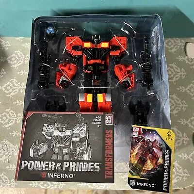 Transformers AUTOBOT INFERNO 2017 Power Of The Primes Partial Box - Complete**! • $29.99