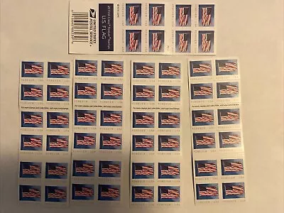 2018 USPS Forever Stamps U.S. Flags - 10 Sheets Of 20 Stamps - 200 Count • $105