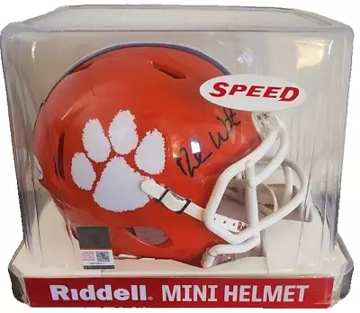 Deshaun Watson Autographed Mini Speed Helmet Clemson Tigers Beckett Auth • $23.27