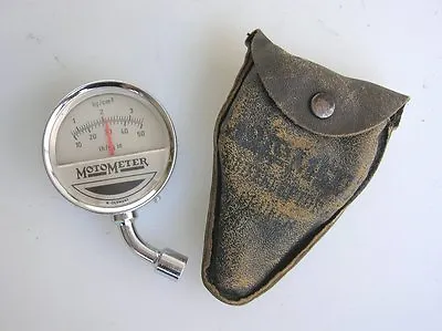 Motometer Tire Pressure Gauge Tool Box Accessory Vintage Mercedes Mb Vw Cox • $220