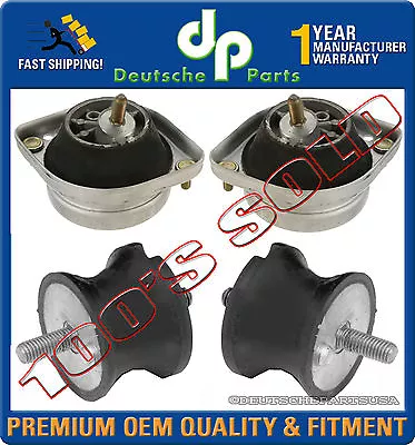 HYDRO Engine Motor Transmission Mounts F BMW E38 740i 740iL 750iL E39 540i SET 4 • $70.39