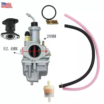 Carb Carburetor With Intake Manifold For 1989-2004 Yamaha Breeze 125 YFA125 • $30.78