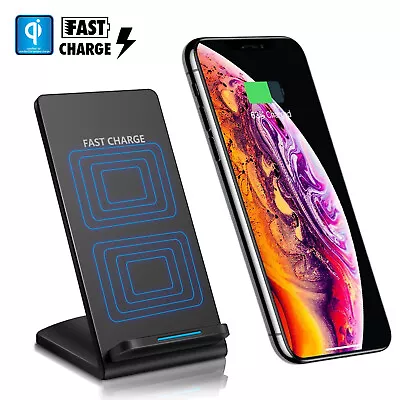 Wireless Charger Stand Qi-Certified For IPhone 11 11 Pro 11 Pro Max XR Xs • $56.04