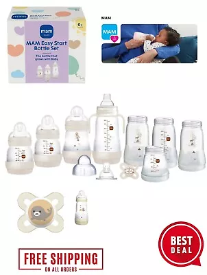 MAM Easy Start Anti-Colic Self Sterilising 15 Piece Baby Bottle Set BEST SELLING • £57