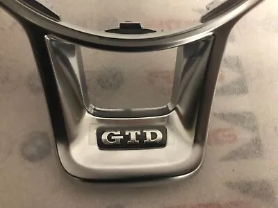 VW Golf 7 GTD LOGO Emblem Steering Wheel ORIGINAL Lenkrad GTD LOGO Emblem • $62