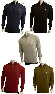 £19.19 • Buy Lyle And Scott Long Sleeve Quarter Zip Jumper (sweater) For Men