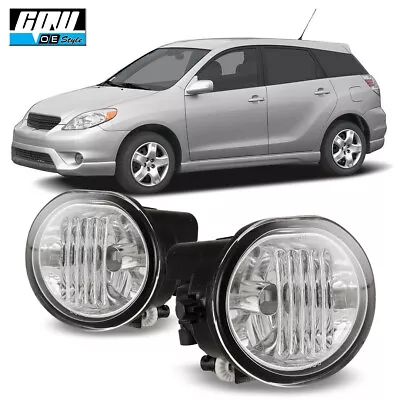 Fog Light For 03-08 Toyota Matrix Pontiac Vibe Clear Lamp Pair Wiring Kit Blubs • $52.99