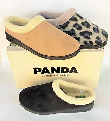 Panda Womens Comfort  Slide On Slipper Endy Panda Slippers Superior Comfort Endy • $39.95