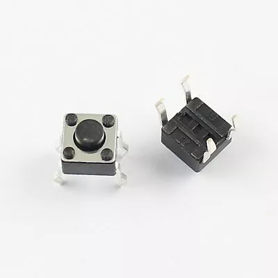 10Pcs Momentary Tactile Tact Push Button Switch 4 Pin DIP 4.5x4.5x3.8mm • $0.88