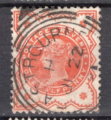 GB QV 1/2d Vermilion With Eastbourne 1891 Postmark • £1.50