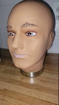 Male Mannequin Head With Metal Base • $30
