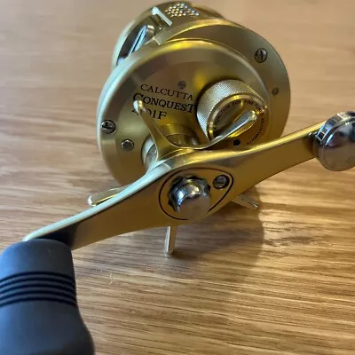 $256 • Buy Shimano Calcutta Conquest 401F Fishing Reel Gold LH Used No Box From Japan