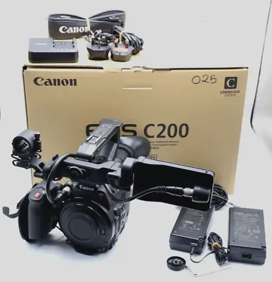 Canon EOS C200 Cinema Camera - Canon EF Mount - 520h - Ex-hire • £2050