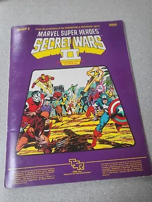 Marvel Super Heroes Secret Wars II RPG TSR MHSP2 6869 1986 Complete Jeff Grubb • £25