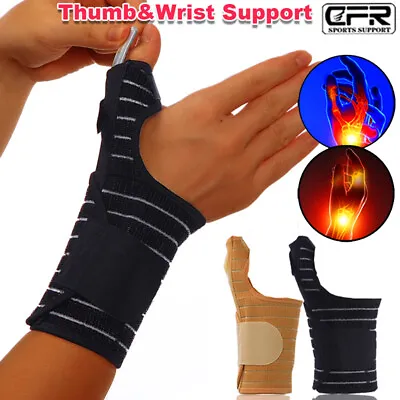 £6.99 • Buy Thumb Spica Support Arthritis De Quervains Splint Tendonitis Neoprene Brace CFR