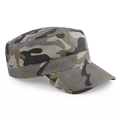 Beechfield Cap Hat Camo Army Cotton Urban Military Fishing Cadet Soldier Camping • £7.99