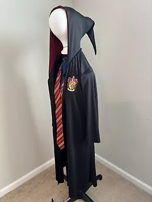 Harry Potter Gryffindor Child’s Black Plush Cloak / Robe & Tie Suit Yourself Co. • $14.99