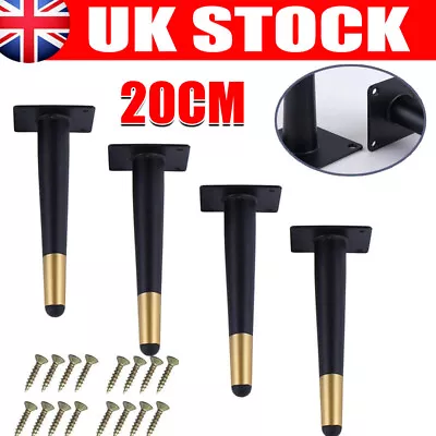 £11.96 • Buy Metal Furniture Support Legs For Sofa Wrought Iron Coffee Table TV Stand 20cm