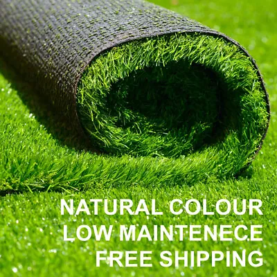 Harrier Kingston Artificial Grass - 35mm | NATURAL LOOK ASTRO TURF - Fake Lawn • £2.99