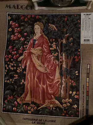 Margot Needlepoint Canvas #1149 Cluny  La Dame   12  X 16  +yarn • $120