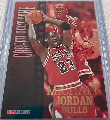 96-97 Michael Jordan Hoops Career Best Game Basketball Card • $2.99
