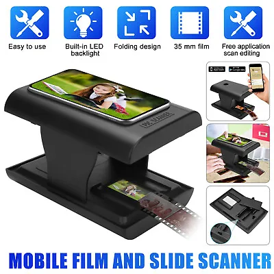 Mobile Film Scanner Negatives Old 35/135mm Film Slide Converts To Digital Photo • $21.48