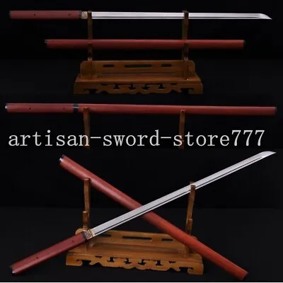 High Quality Zatoichi Japanese Samurai Ninja Sword Folded Steel Full Tang Blade • $212.04