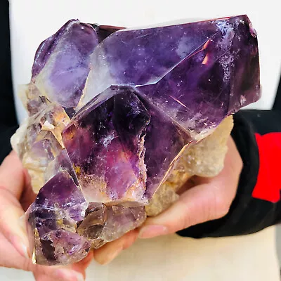 2.85LB Uruguay Natural Amethyst Quartz Crystal Cluster Mineral Healing N84 • $0.99