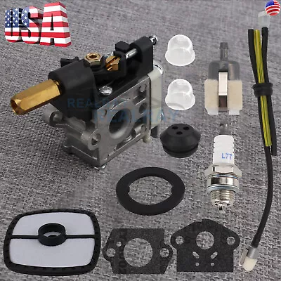 For Echo SRM-230 Trimmer Carburetor Carb Part A021000723 W/ Gasket Fuel Line Kit • $16.99