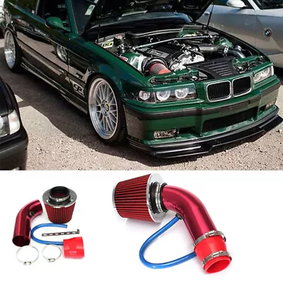 3  Car Cold Air Intake Filter Induction Kit Pipe Hose System For E36 E46 E90 E93 • $59.59