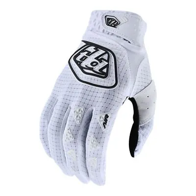 Troy Lee Designs 2024 Air Gloves Solid White Motocross MX Quad ATV Off Road • £26.95