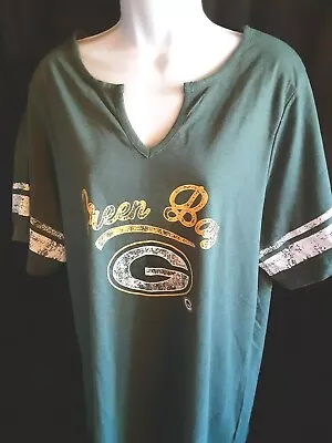 Green Bay Packers NFL Women's Majestic Plus Size Shirt 1X  • $15.99